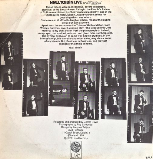 vinyl record niall toibin