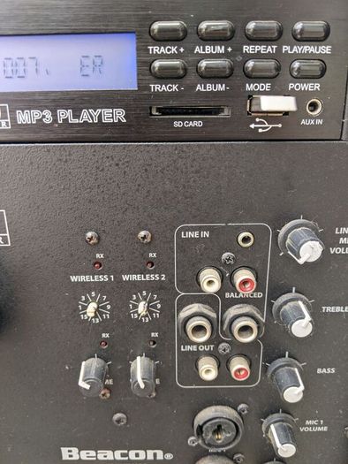 Professional PA system