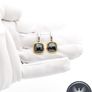 Y2k Italian Designer Sterling Silver Ti Sento Milano Faceted Crystal Earrings Image 7