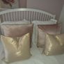 King Size White Wooden Bed Image 2