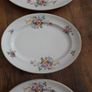Vintage shabby chic floral platters Image 3