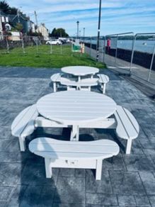 Picnic tables