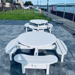 Picnic tables
