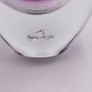Hoglund Art Glass Small Vase With Author's Signature Image 4