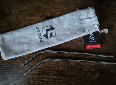 Lootcrate Metal Straws