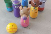Hey Duggee Wooden Skittle Set