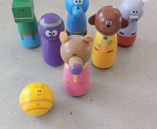 Hey Duggee Wooden Skittle Set