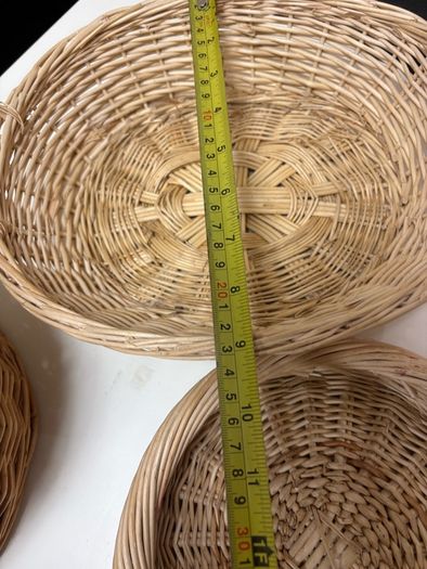 collection of various wicker baskets