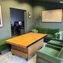 Bespoke Bowling Alley Coffee Table Reclaimed Wood, Art Drawers, Hidden Safe Image 7