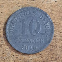German Empire, Germany, 10 Pfennig 1919 - free standard postage