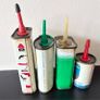 Job lot of 4 Vintage Oil Cans Image 5