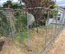 Dog pen / chicken enclosure. Dismantled