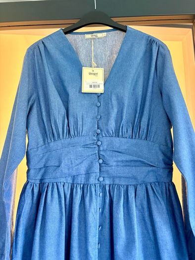 Soft denim dress Size L 12 - 14 BNWT