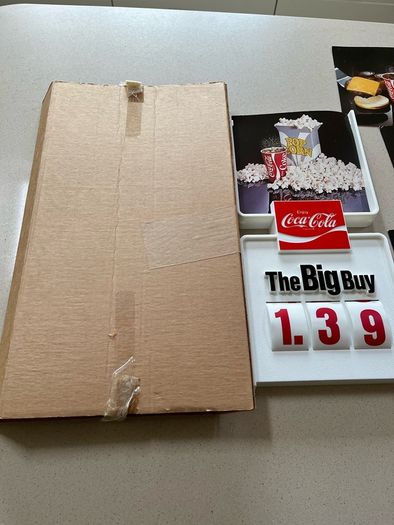 Coca Cola American Menu Sign Rare