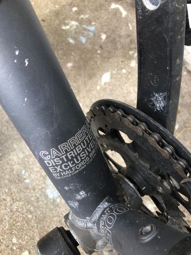 Bike hybrid carrera subway 18 in