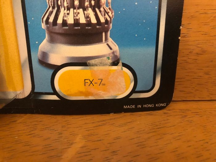 Vintage Star Wars FX-7 Tri-Logo Carded
