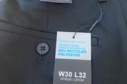 Mens Black Slim Fit Trousers
