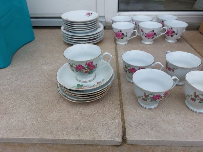 2 sets of fine bone china