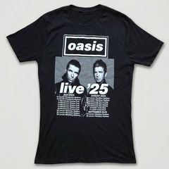 Oasis Tour Muscle Fit T-Shirt Mens Medium