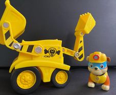 Paw Patrol Rubble and vehicle