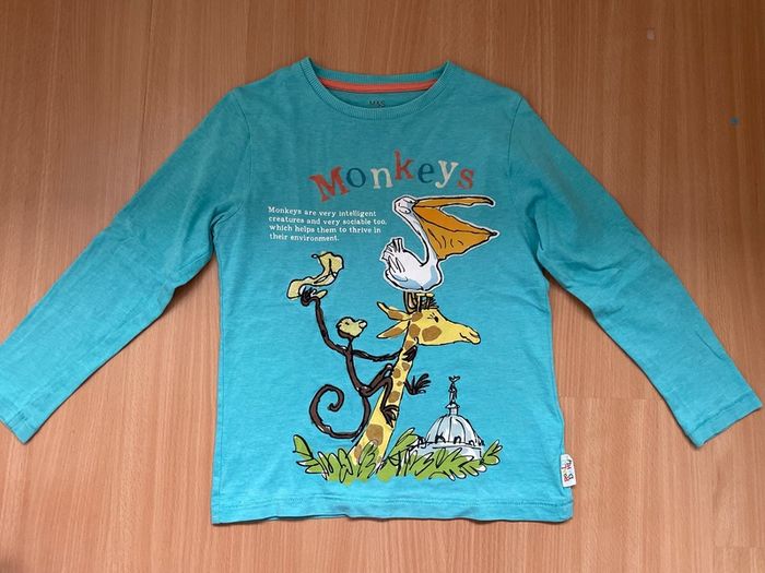 M&S Roald Dahl t-shirt, size 5-6y