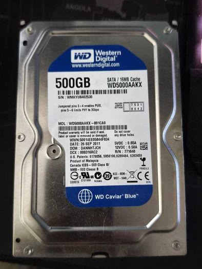 Western Digital 500gb 3.5" Sata