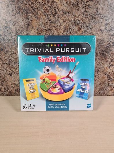 Trivial Pursuit Family Edition For Kids And Adults Hasbro 2011 New Sealed