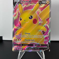 pokemon card Pikachu v