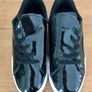 Girls Puma black patent  trainers size 2/34.5 Image 5