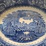 Staffordshire River Scene oval platter Image 7
