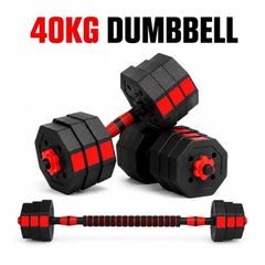 40KG Dumbbells set Adjustable gym weights - FREE DELIVERY