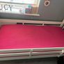 white wooden single bed Image 4