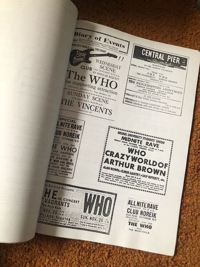 The Who Concert File book