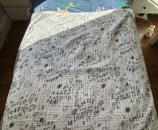 Larger muslin blanket