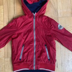 Levi Strauss reversible hoodie age 9-10 navy and red