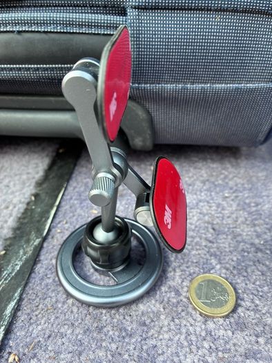 Magnetic car phone holder