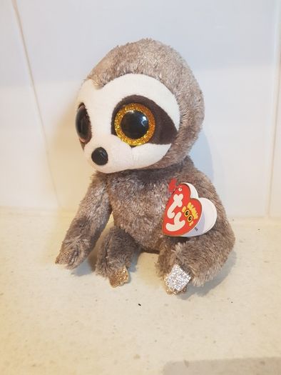 TY Beanie Boos Brown Sloth 'Dangler'