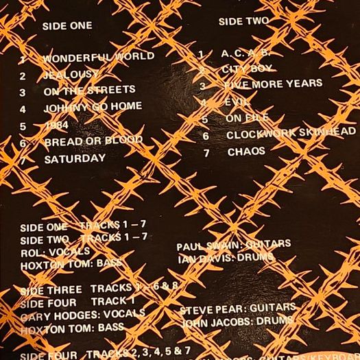 4 Skins, A few 4 Skins More Vol 2,  2 x LP Punk Oi Skinhead