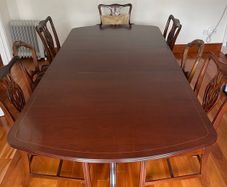 Mahogany Dining Room Table 6 Chairs