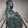 Large Laughing Buddha Statue Bronze Effect Image 2