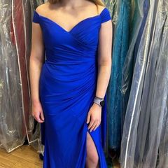 Royal Blue Ty ball/Debs dress