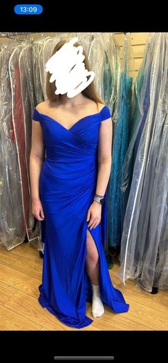 Royal Blue Ty ball/Debs dress