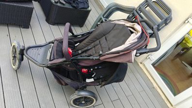 Phil and Ted's navigator double stroller with accesspries