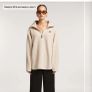4th Arq Lennox Half Zip Fleece in Ecru Image 8