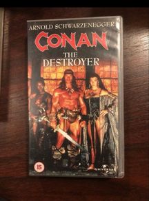 Conan the destroyer vhs tape