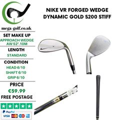 Nike VR Forged Wedge Aw 52 Degree.10M / Dynamic Gold S200 Stiff