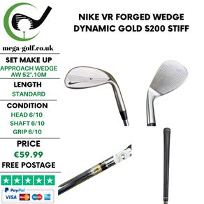 Nike VR Forged Wedge Aw 52 Degree.10M / Dynamic Gold S200 Stiff