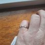 9 Carat Gold Diamond and Amythest Ring Image 3