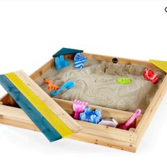 Sand pit with Storage