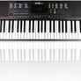 61 Key Keyboard with Sheet Music Stand, Power Supply, Piano Note Stickers & Simply Piano Lessons, Black Image 9